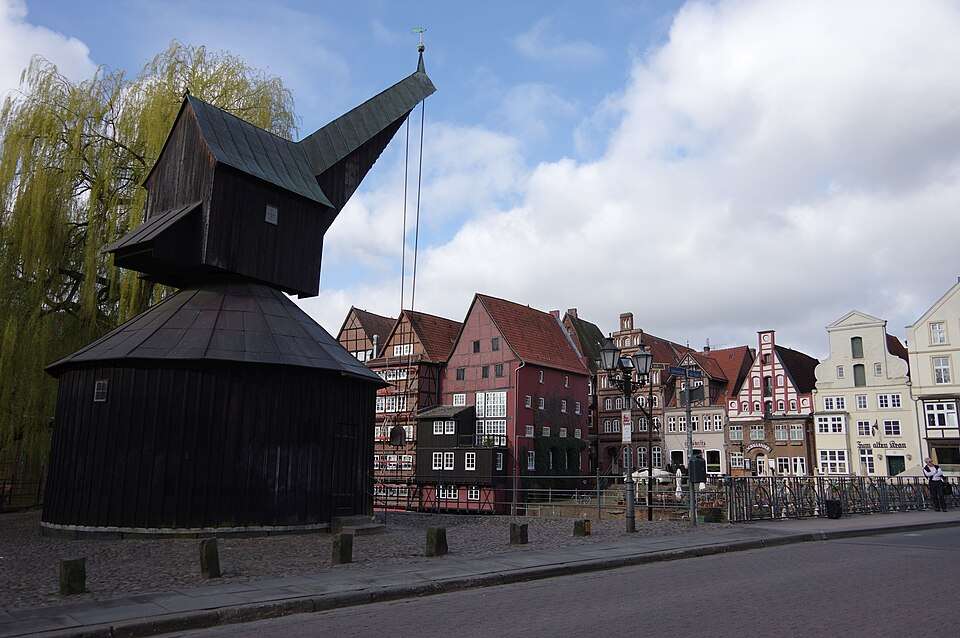 The old crane at the Stintmarkt, Lüneburg